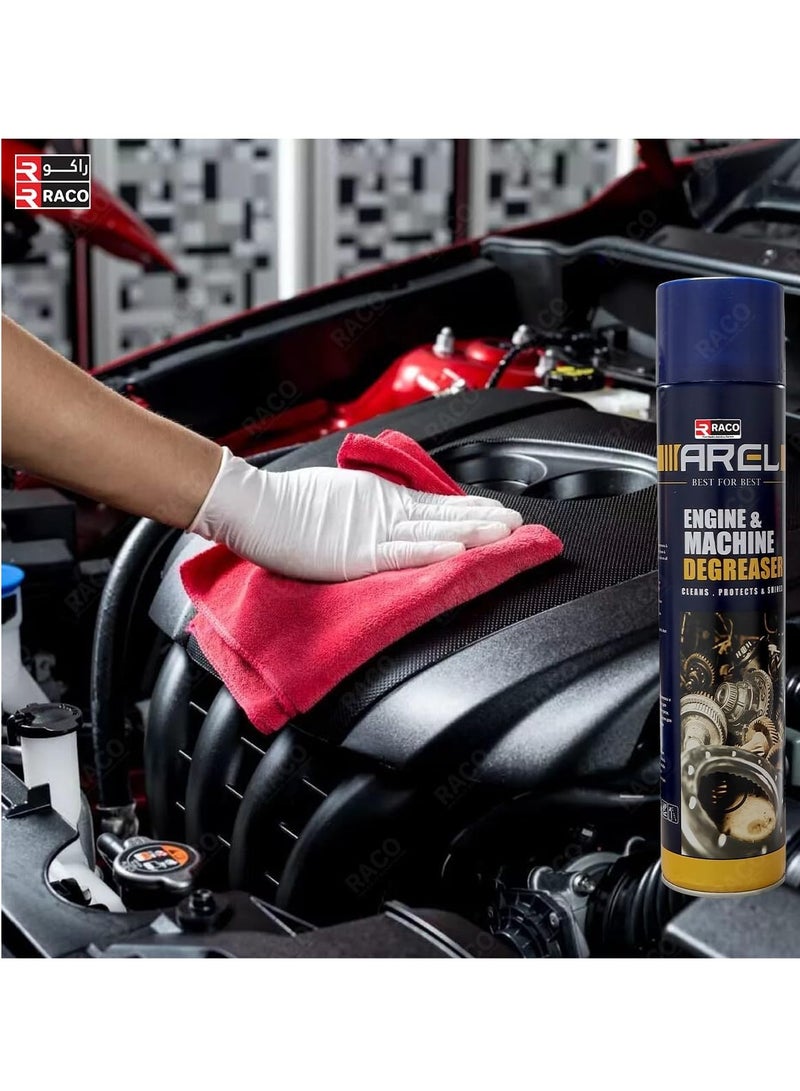 RACO Arel Engine & Machine Degreaser Spray, Heavy-Duty Formula for Powerful Oil, Grease, and Dirt Removal | Ideal for Cars, Trucks, Motorcycles, Industrial Machinery, and Tools, 700ml - Image 3