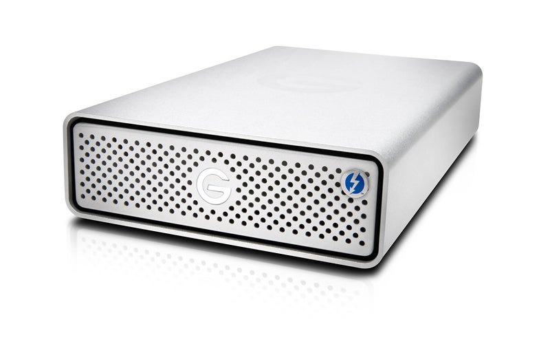 G-Technology 12TB G-DRIVE with Thunderbolt 3 and USB-C Desktop External Hard Drive, Silver - 0G05383-1 - Image 1