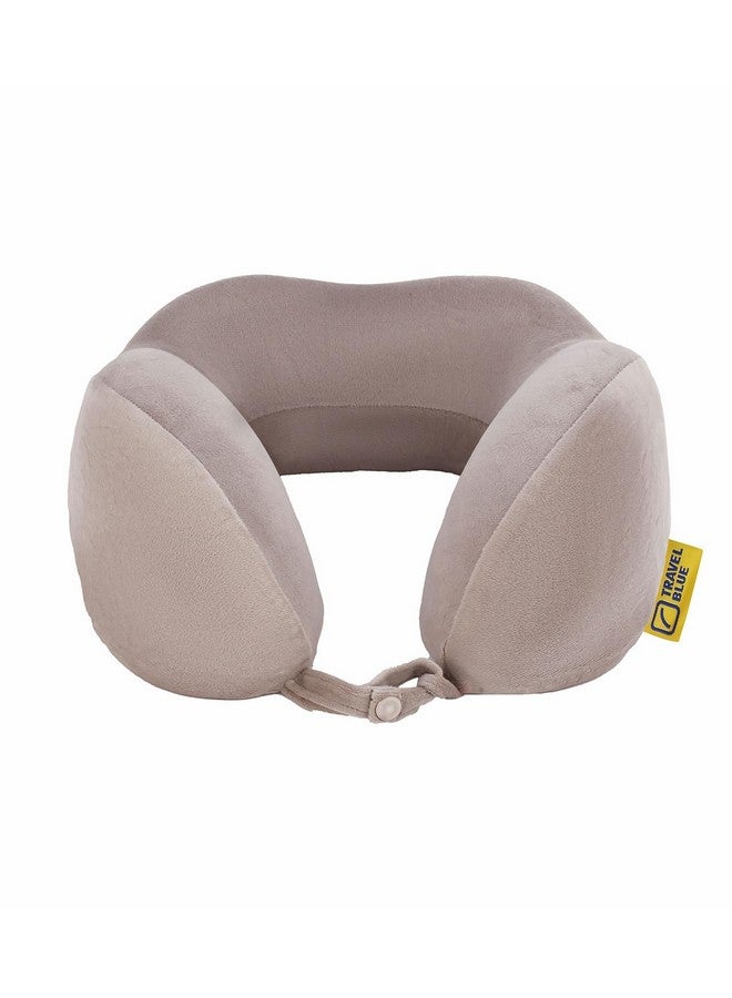 Travel Blue Travel Pillow Memory Foam - Comfortable Memory Foam Pillow with Soft Cover, Excellent Head, Spine and Neck Support - Grey Pillow - Image 1