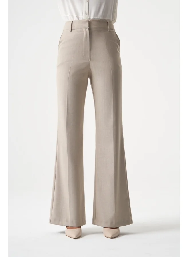 MIZALLE Fishtail Bell-Bottom Trousers