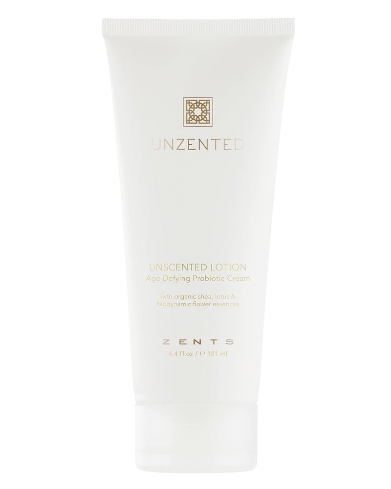 Zents AgeDefying Probiotic Body  Hand Lotion FragranceFree  Moisturizing Lotion with Hyaluronic Acid  Organic Shea Butter  Nourishes  Hydrates Skin  64 fl oz