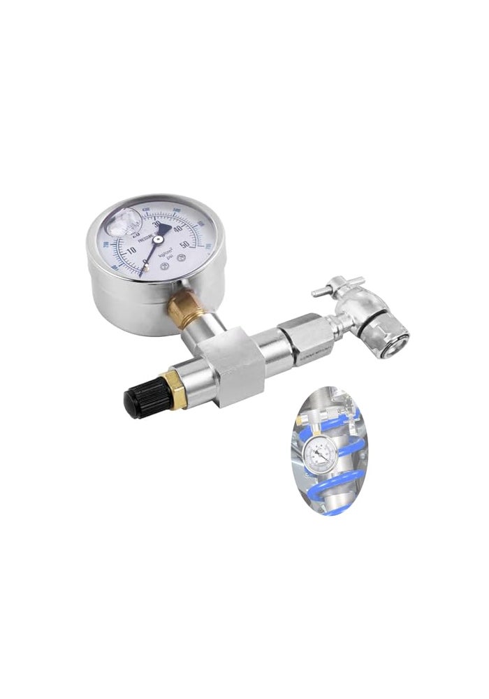 LTIENBST 700PSI Nitrogen Filling Tool Nitrogen Regulator Kit Fit for Schrader Valve Shock Compatible with UTVSnowmobile ShocksKawasakiHonda - Image 1