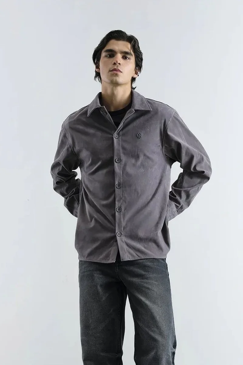 Giesto GIESTO Embroidered Regular Fit Long Sleeve Shirt