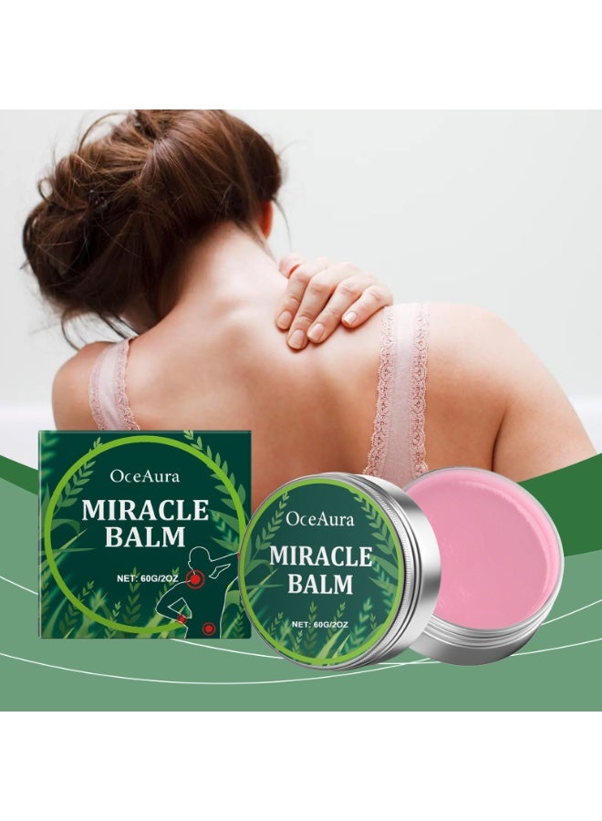 OceAura Miracle Herbal Balm, Balm Soothing Joint Cream For All External Parts Of The Body Such As The Back, Hands, Feet 60G - Image 5