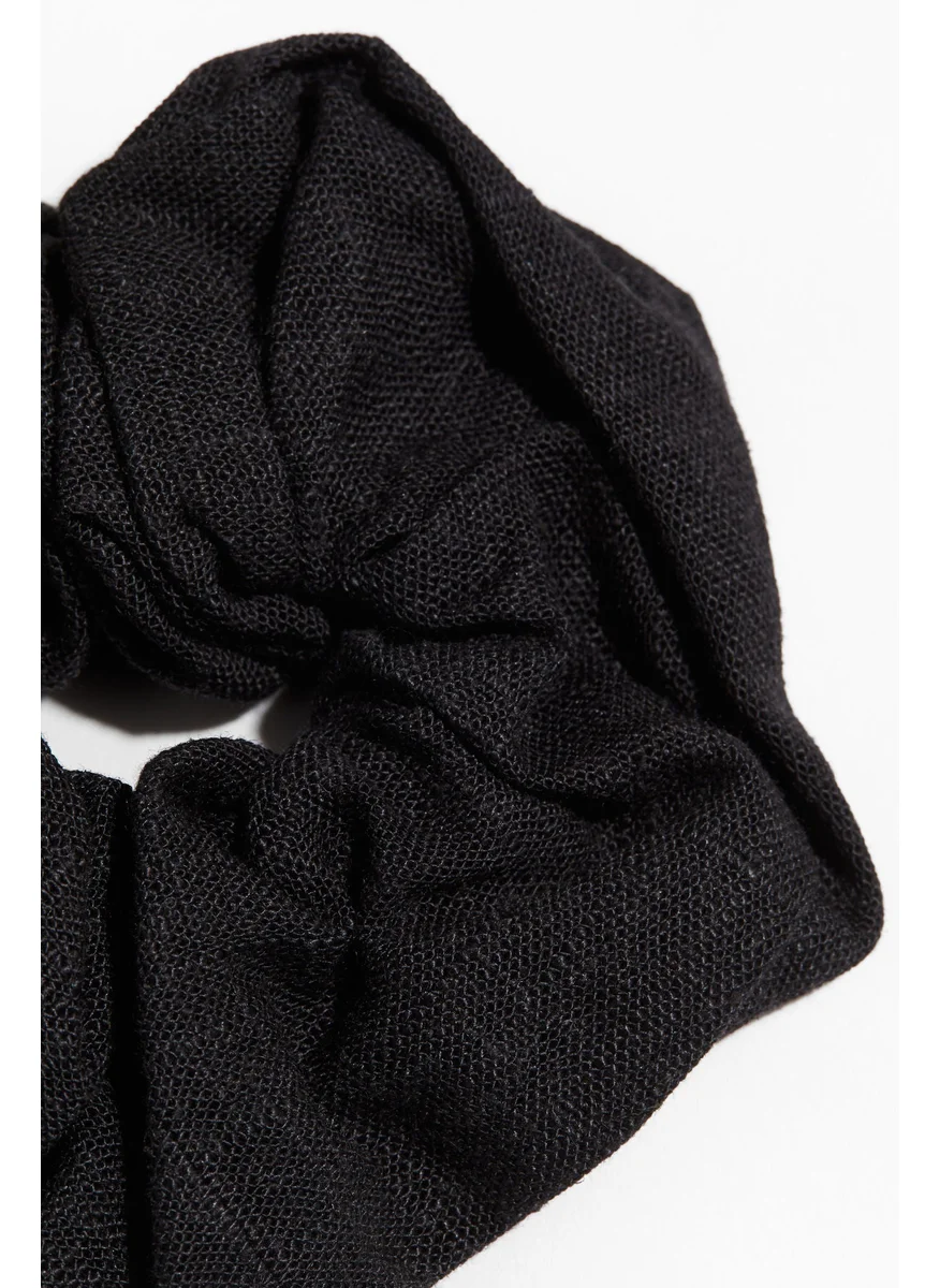 اتش اند ام Linen-Blend Scrunchie