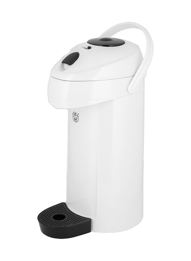Alsaif Alsaif Coffee And Tea Flask With A Large Capacity And A Secure Locking System, Featuring A Compact Handle For Easy Carrying. Capacity: 1.9 Liters, Color: White.  - Image 3