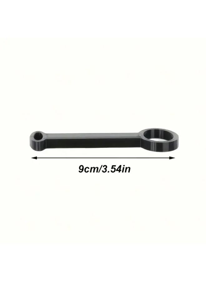2pcs RV Camper Van Window Ventilation Frame With Locking Mechanism And Adjustable Brackets Heavy Duty Lightweight Black Plastic Like Mount For Sliding RV Windows Ventilation Bars Locks - Image 2