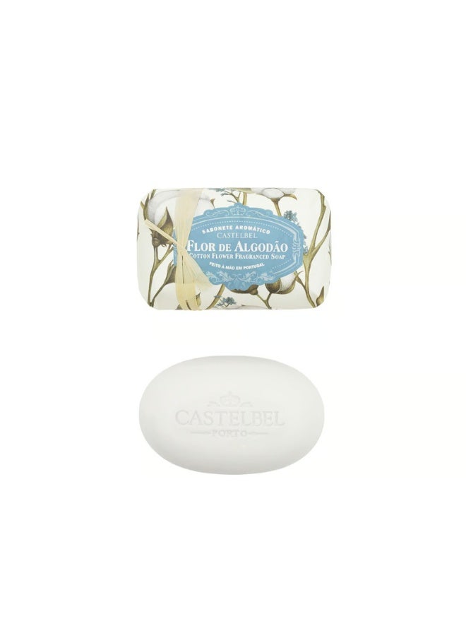 Castelbel Cotton Flower Soap Bar 150g - Image 1