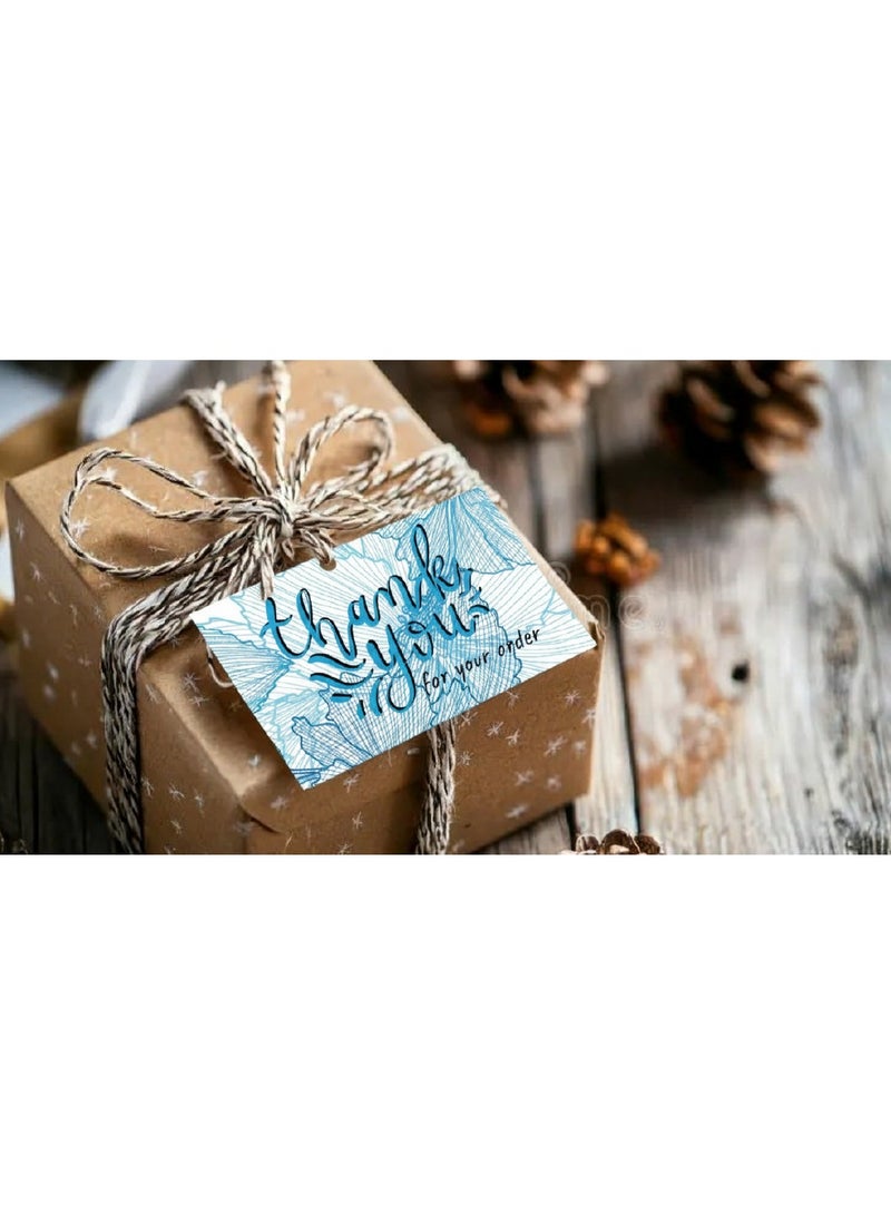 Luxury Thank You Cards Set – 100 Premium Cards – 5×9 cm – High-Quality Finish - Image 2