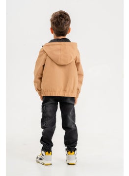 Gold Class Kidswear Hooded Waterproof Raincoat with Pocket for Boys  - Image 4