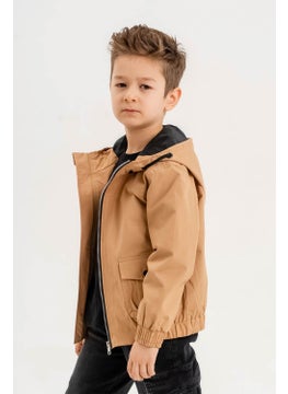 Gold Class Kidswear Hooded Waterproof Raincoat with Pocket for Boys  - Image 2
