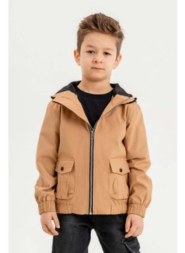 Gold Class Kidswear Hooded Waterproof Raincoat with Pocket for Boys  - Image 3