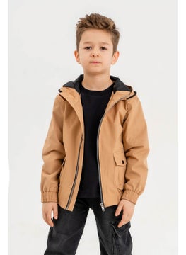 Gold Class Kidswear Hooded Waterproof Raincoat with Pocket for Boys  - Image 1