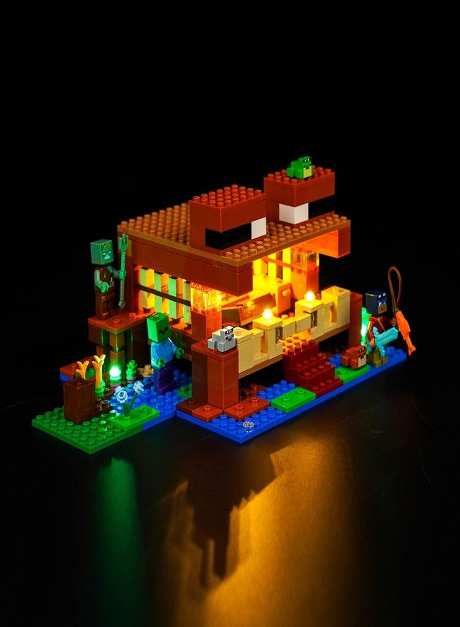 VONADO LED Light Kit Compatible with Lego Minecraft The Frog House 21256 (Lights Only, No Models) Creative Lighting Set Accessories Compatible with Lego 21256 Building Set - Image 4