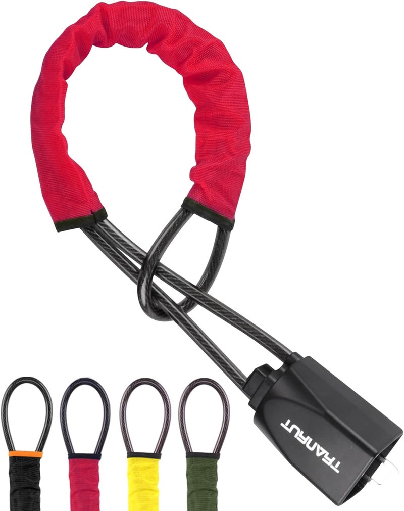 Turnart Steering Wheel Lock - Red Anti-Theft Device - Image 1