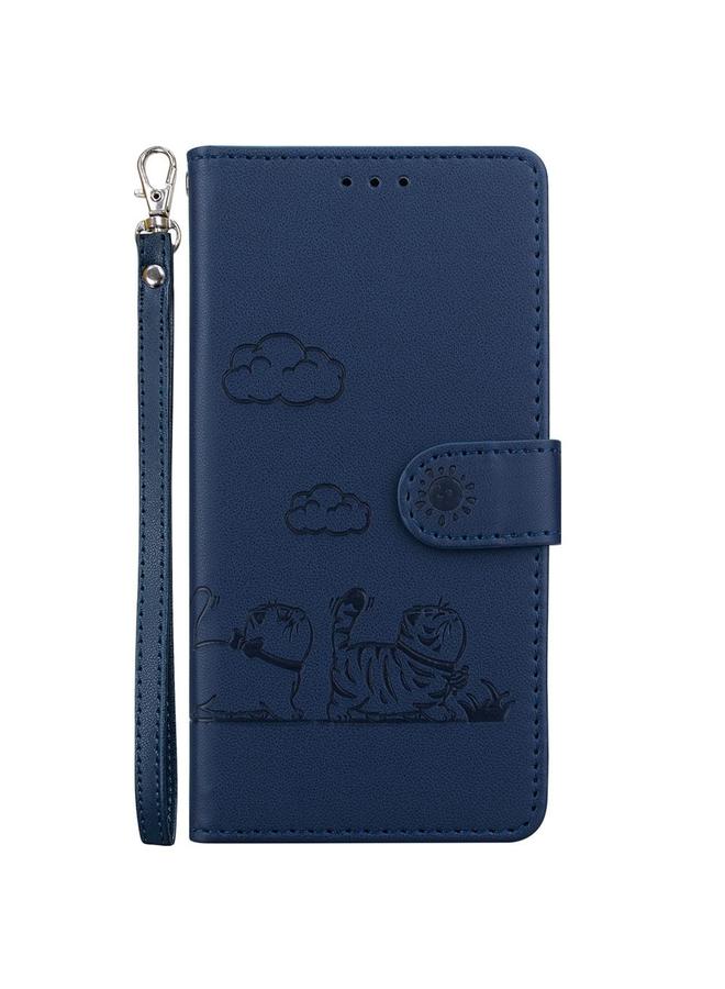 erorex Case For OPPO A5 Pro 5G Cute Cats RFID Leather Phone Case - Image 2