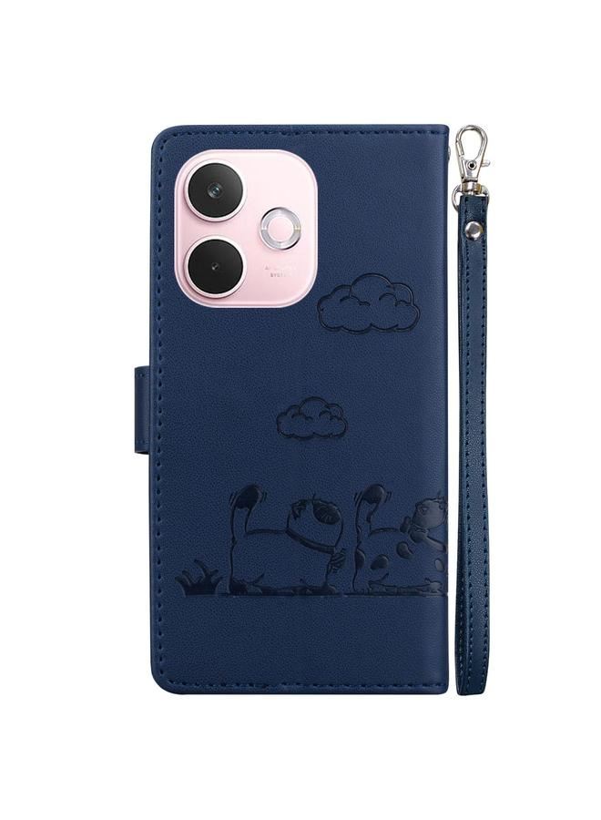 erorex Case For OPPO A5 Pro 5G Cute Cats RFID Leather Phone Case - Image 3