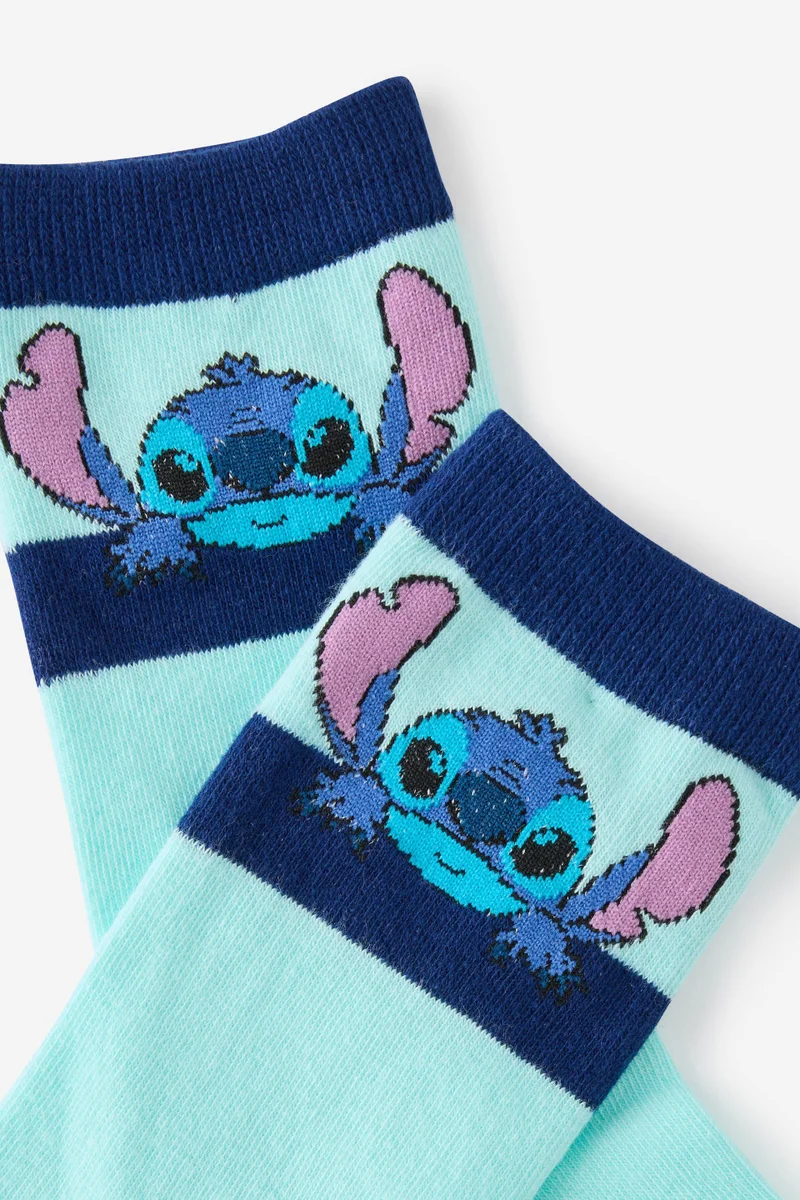 Typo Lilo &amp; Stitch Crew Socks S/M