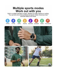Zoom Plus Full Touch Bluetooth Call Sports Fitness Tracker Heart Rate Monitor IP67 Waterproof Smartwatch For IOS Android Black  - Image 4