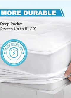 Asraar Dream Bundle 3-Piece Set – Includes 1 Mattress Topper 140 x 200cm and 2 Prime Pillows 75 x 50cm – Luxurious Bedding Set for Ultimate Comfort – Perfect for Revitalizing Sleep – Soft Pillows with a Plush Mattress Topper – Ideal for All-Season Bedding  - Image 5