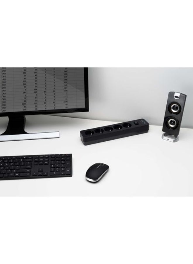 APC German-made APC brand power strip, model PME5B-GR, with voltage regulation technology and surge protection system, 5 outlets, 16000 amps. - Image 5