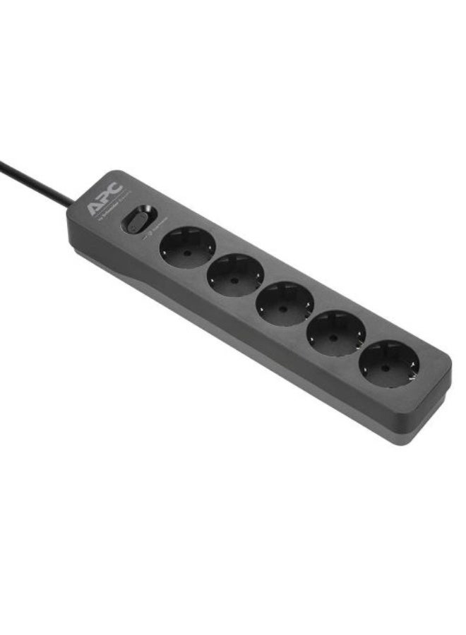APC German-made APC brand power strip, model PME5B-GR, with voltage regulation technology and surge protection system, 5 outlets, 16000 amps. - Image 3