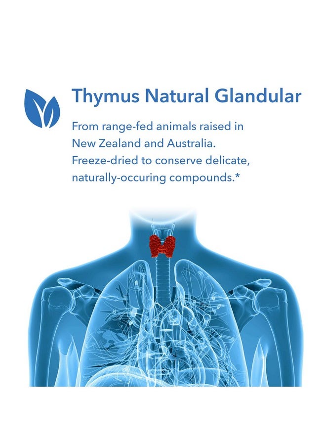 Allergy Research Group - Thymus Natural Glandular Immune Support 75 Vegicaps - Image 1