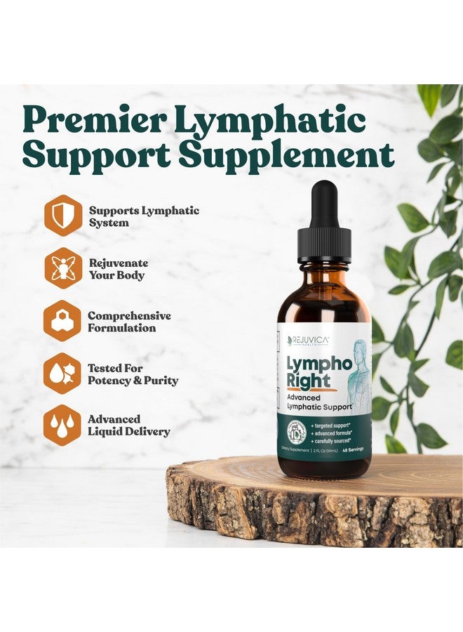 Rejuvica Health Rejuvica Health LymphoRight- Advanced Lymphatic Support Supplement - Liquid Delivery for Better Absorption - Echinacea, Elderberry, Goldenseal & More!  - Image 2