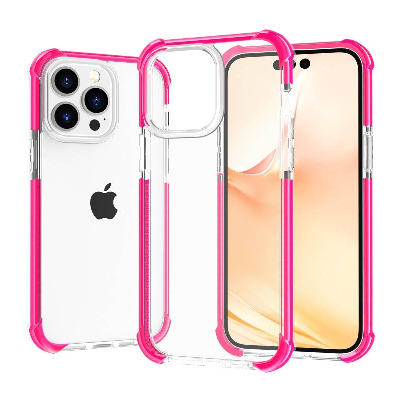 MS Protective Case, Red, Shockproof, Acrylic, Cover for iPhone 17 / 17 Air / 17 Pro / 17 Pro Max - Image 3