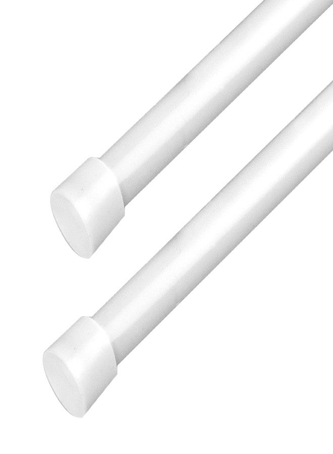 Rod Desyne 1/3" Round Spring Tension Rod 7-11.8 inch (2pc) - White - Image 1