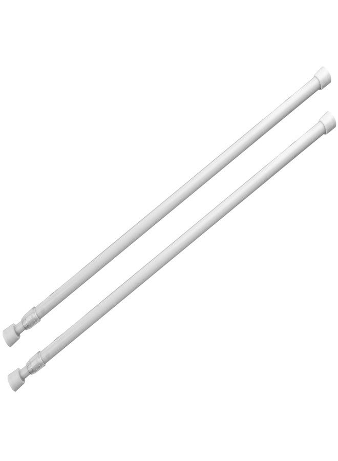 Rod Desyne 1/3" Round Spring Tension Rod 7-11.8 inch (2pc) - White - Image 3