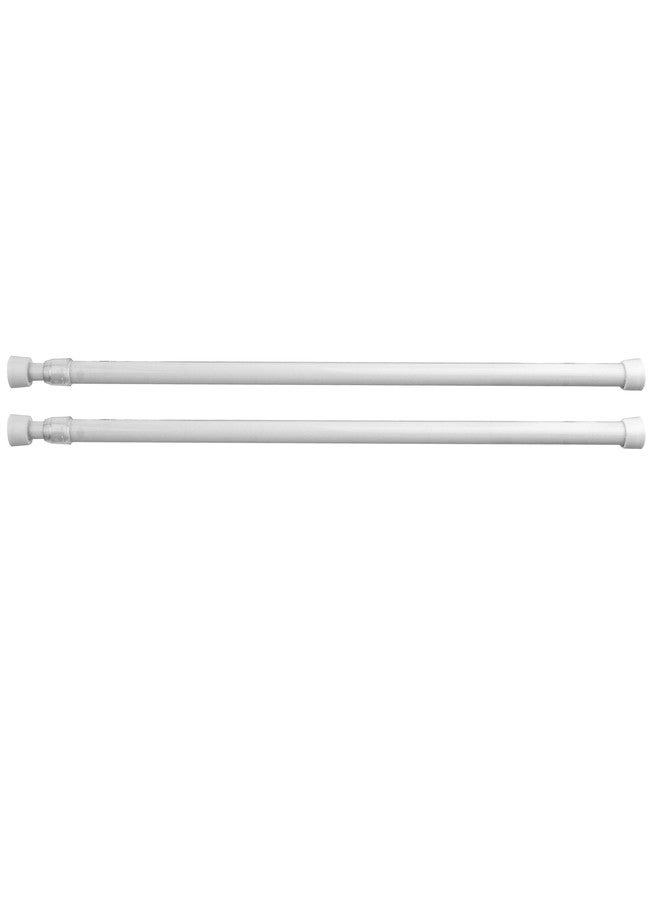 Rod Desyne 1/3" Round Spring Tension Rod 7-11.8 inch (2pc) - White - Image 4