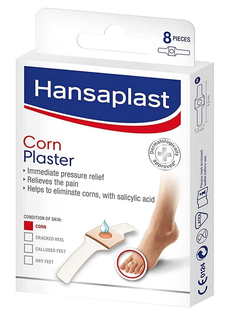 Hansaplast Foot Expert Corn Plaster Strips 8'S  - Image 1