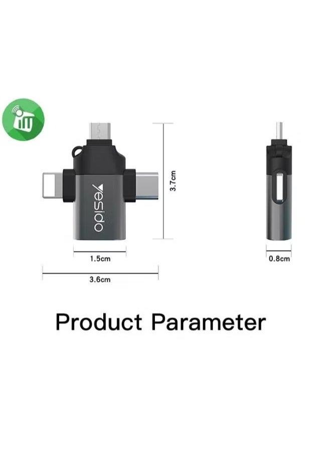 Yesido - Yesido Micro to Lightning Connector Adapter - Image 1