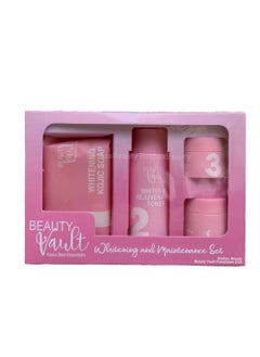 Beauty Vault Maintenance Set - Mild Kojic Soap Maintenance Toner Night Cream Sunblock Cream  - Image 1