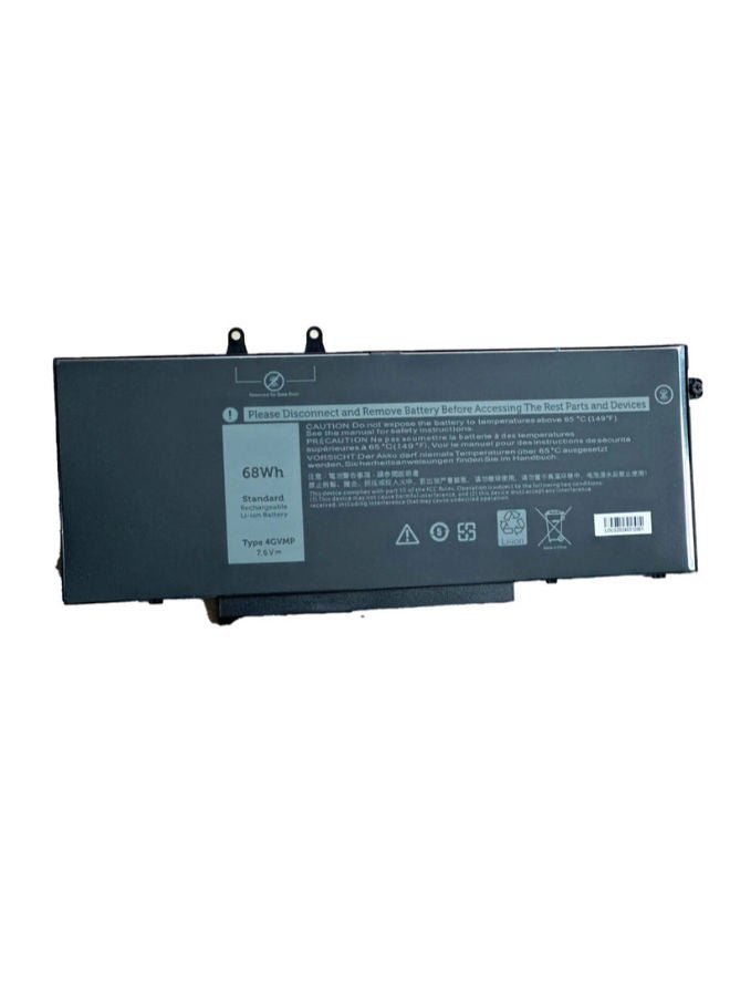 Lap-Tech Replacement Battery for Dell Latitude 5400 / 5401 / 5410 / 5411 / 5500 / 5501 / 5510 / 5511 — Compatible with 4GVMP, H82T6, 0C5GV, 20W8G, MW — 7.6V 68Wh Li-Ion, Black - Image 2