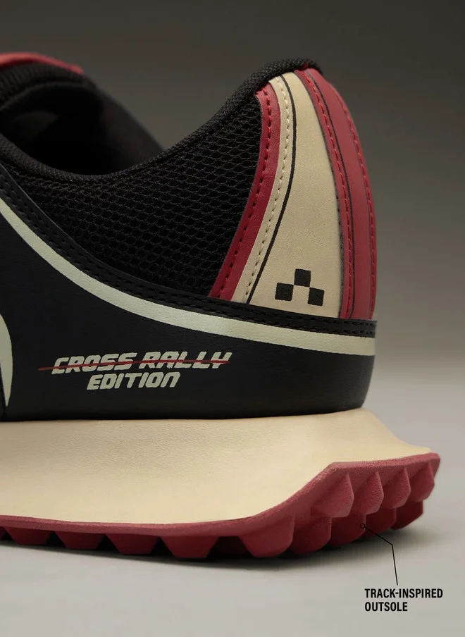 The Souled Store  The Souled Store Men Velocity Printed Low Top Sneakers in White, Black & Red  | Best Price UAE