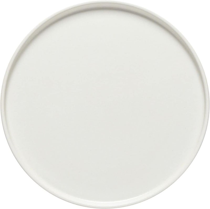 Costa Nova Ceramic Stoneware 12 Charger Plate  Redonda Collection White  Microwave  Dishwasher Safe Dinnerware  Food Safe Glazing  Restaurant Quality Tableware - Image 1