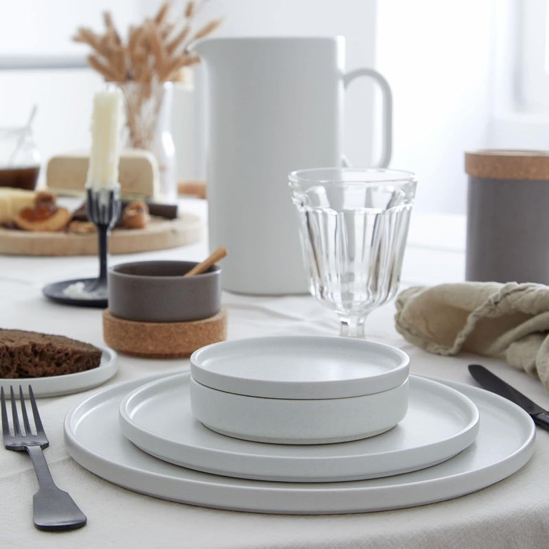 Costa Nova Ceramic Stoneware 12 Charger Plate  Redonda Collection White  Microwave  Dishwasher Safe Dinnerware  Food Safe Glazing  Restaurant Quality Tableware - Image 5