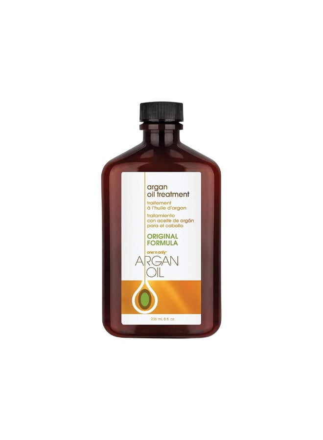 One N Only Argan Oil Hair Treatment Lightweight Hydrating Hair Oil for Natural Wigs Extensions Shine Enhancing Heat Protectant Frizz Control 8 oz - Image 3