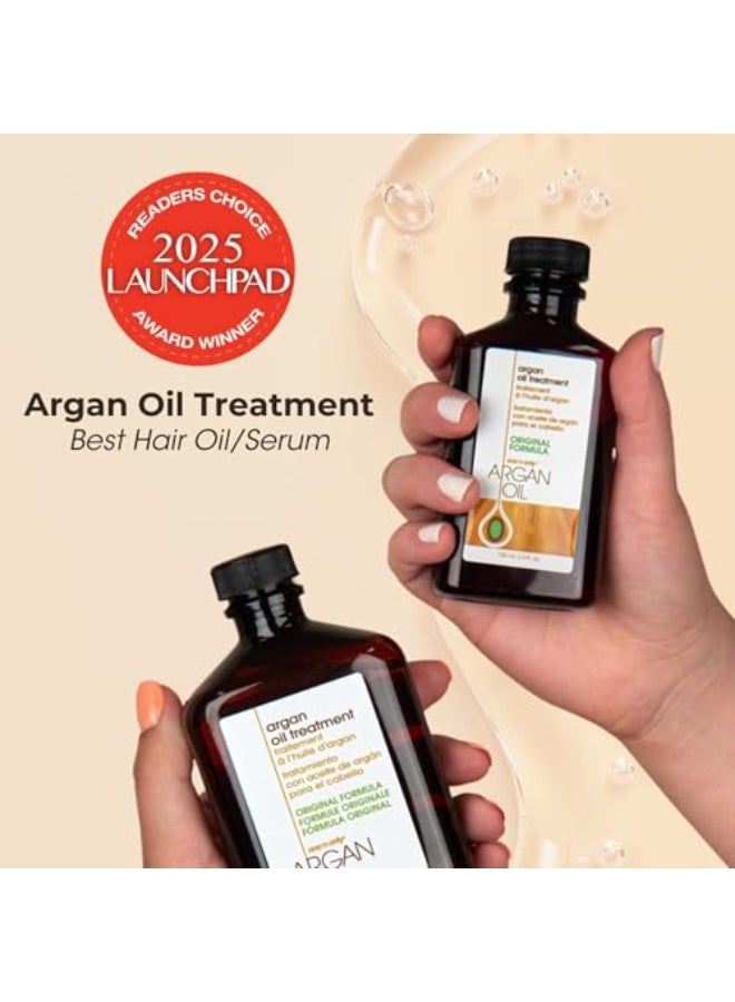 One N Only Argan Oil Hair Treatment Lightweight Hydrating Hair Oil for Natural Wigs Extensions Shine Enhancing Heat Protectant Frizz Control 8 oz - Image 4