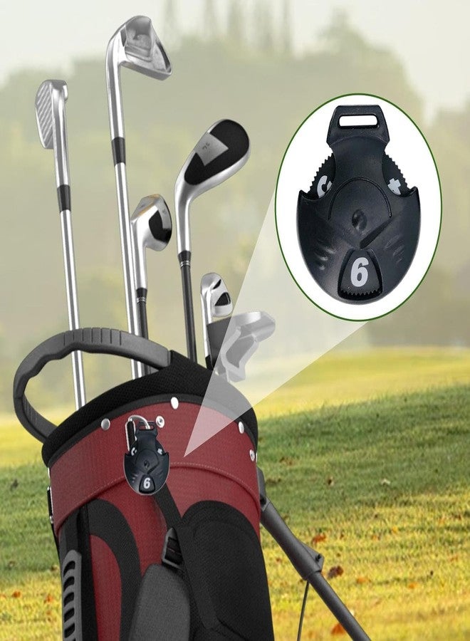 Haohaiblooms Premium Golf Club Head Cover Number Tags – Large, Durable, Lightweight Labels for Drivers, Woods, Hybrids & Putters | Rotating Numbers for Men & Women | Modern Replacement Tags | Ideal Golfer Gift - Image 2