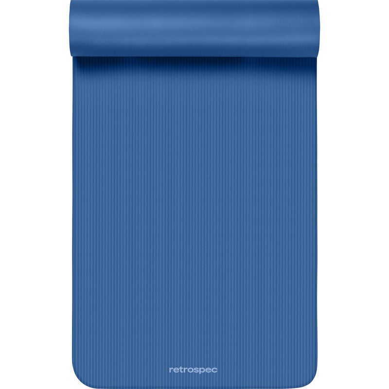 Retrospec Solana Yoga Mat 1/2" Thick w/Nylon Strap for Men & Women - Non Slip Excercise Mat for Yoga, Pilates, Stretching, Floor & Fitness Workouts - Image 3