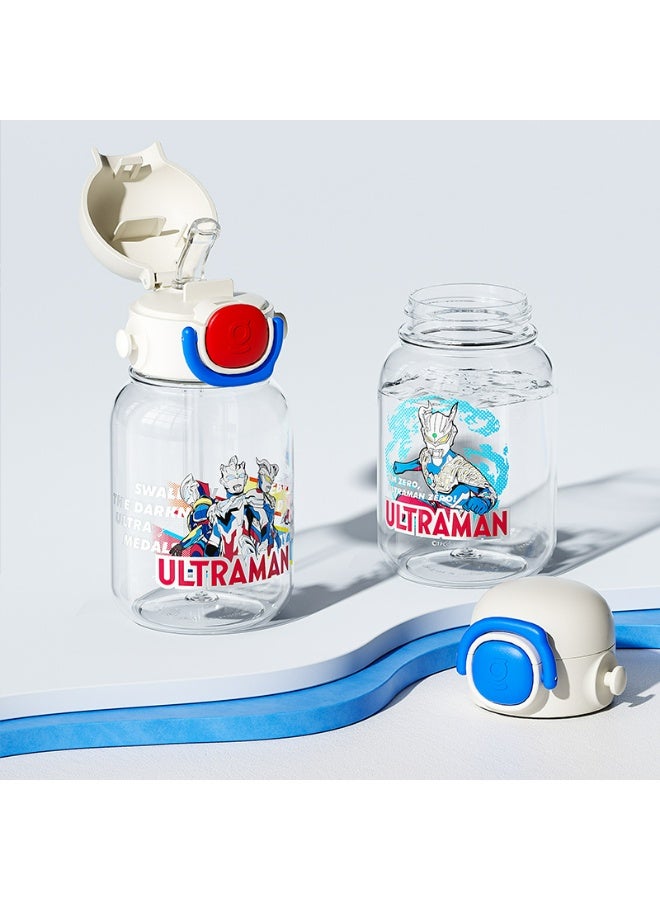 GERM Ultraman Zeta Red Tritan Water Bottle 600ml with Bracelet | GERM Kids Leak-Proof Straw Bottle | BPA-Free Lightweight Sports Bottle | Licensed Tsuburaya Superhero Collection | Safe for School & Travel  - Image 4