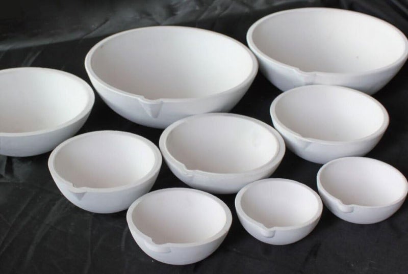 OTOOLWORLD Ceramic Crucible Bowl Dish Cup Furnace Melting Casting Refining Gold Silver (1500g) - Image 1