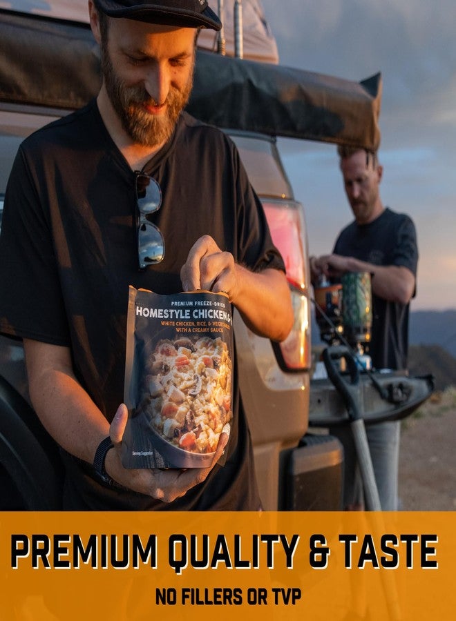 Peak Refuel Homestyle Chicken and Rice | Freeze Dried Backpacking and Camping Food | Amazing Taste | High Protein | Real Meat | Quick Prep Meals (2-Pack) - Image 2