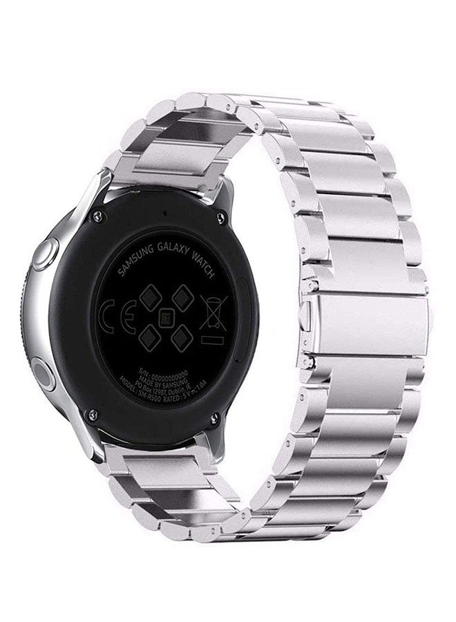 فينسوك الفولاذ المقاوم للصدأ ووتش حزام الذكية ، سامسونج غالاكسي ووتش أحدث / معدات رياضية / غارمين vivoactive 3 ، 20 ملم ( فضي ) - Image 2