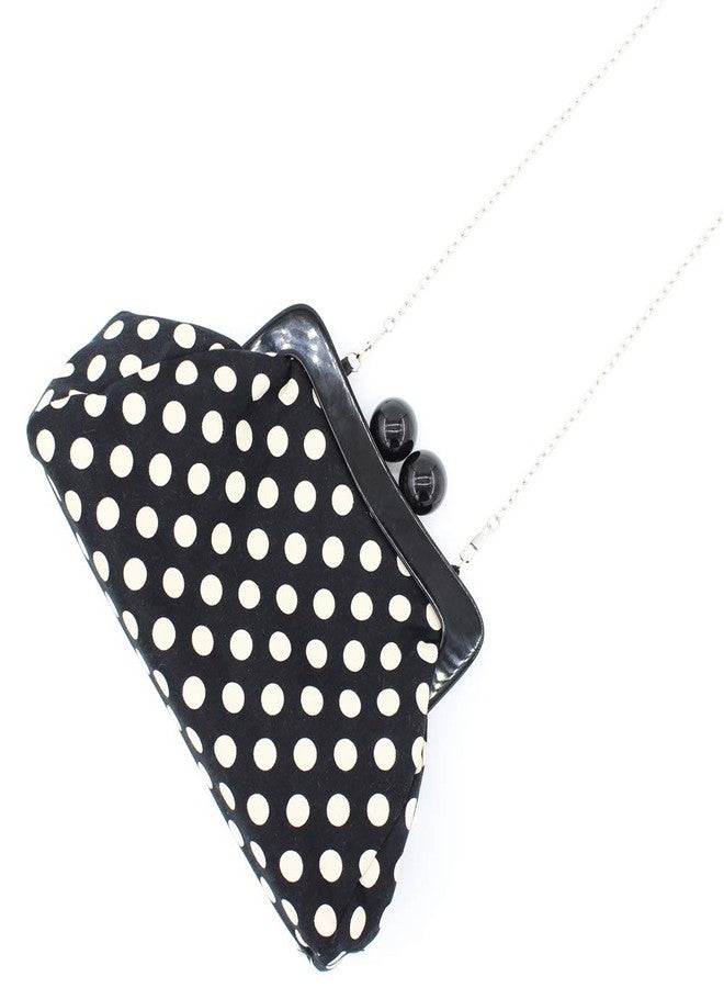 Menurra Polka Dot Evening Bag Clutch Purse for Women Wedding Party Handbag Cocktail Bag - Image 4