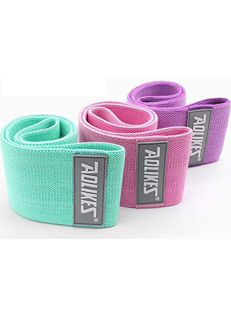 general Casue Booty Bands, set of 3 resistance bands for legs and panties, non-slip elastic bands, 3 training levels, for squat, ember, hip training - Image 4