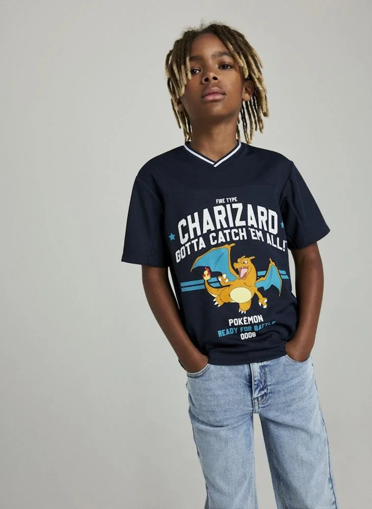 NAME IT Kids Pokemon Crew Neck T-Shirt